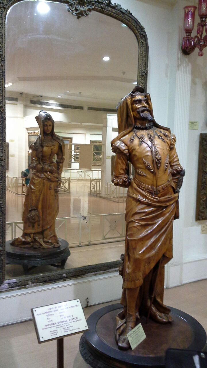 Mephistopheles and Margaretta Sculpture at the Salar Jung Museum