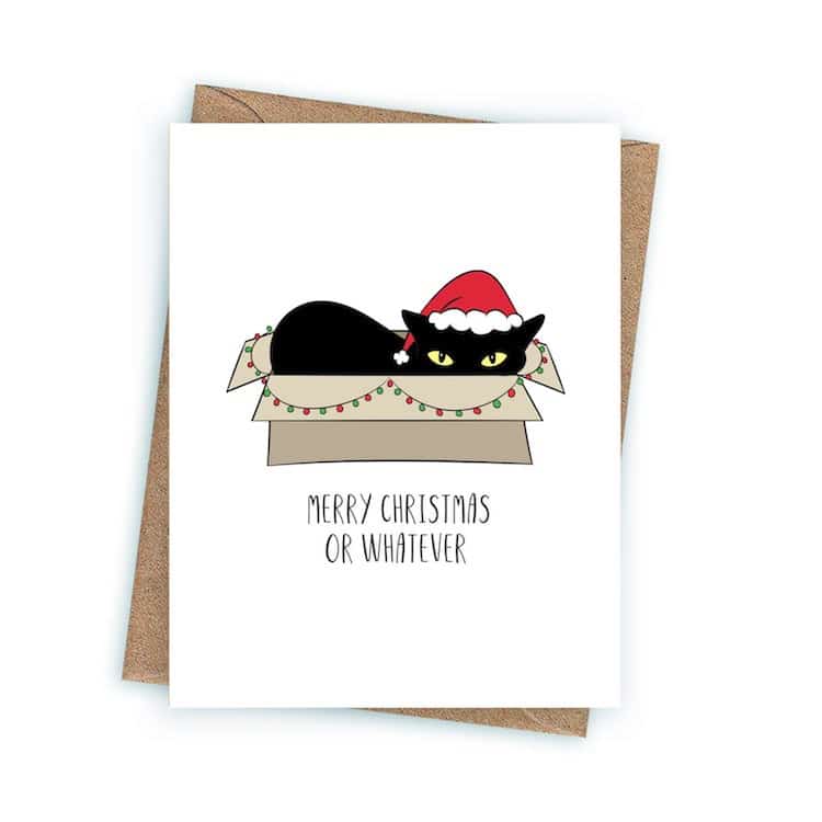 Socks Greeting Card Warm Wishes Christmas Card Holiday Card Christmas Funny Greeting Card