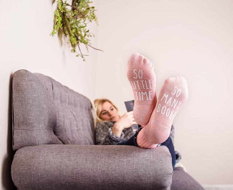 Book Themed Socks