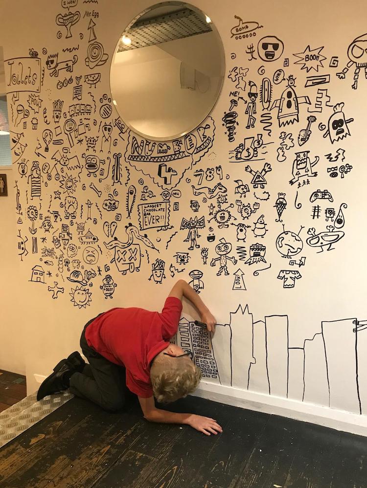 Dibujos para murales por The Doodle Boy