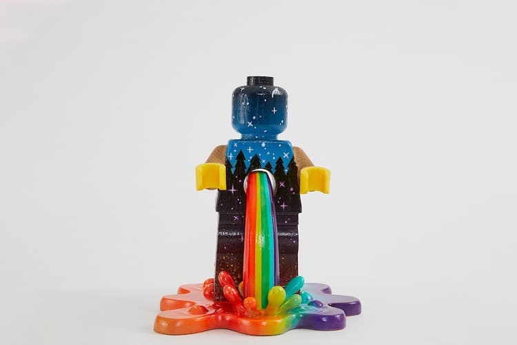 Minifigura de madera de LEGO personalizable