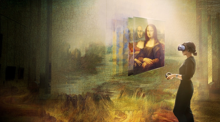 Mona Lisa realidad virtual