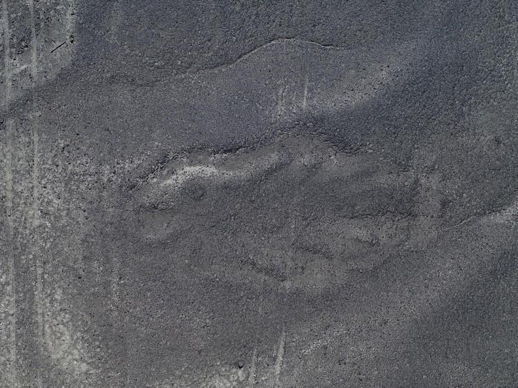 Unprocessed Photo of Geoglyph in Peru