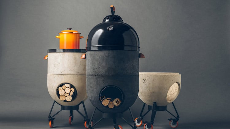 Upgrade Your Cooking Experience With This 4 In 1 Concrete Stove