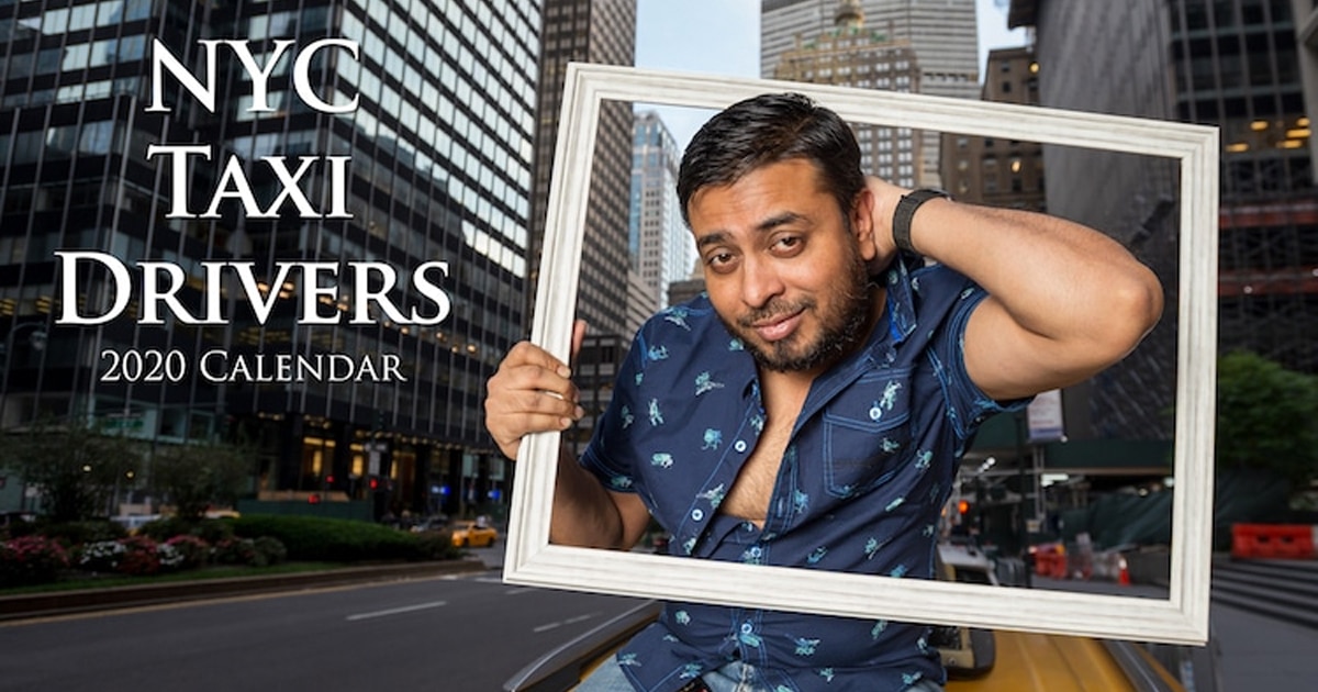 Funny Cabbies Pose For The Last Ever New York City Taxi Drivers Calendar