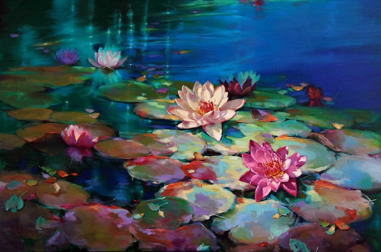 Oil Paintings of Water by Donna Young