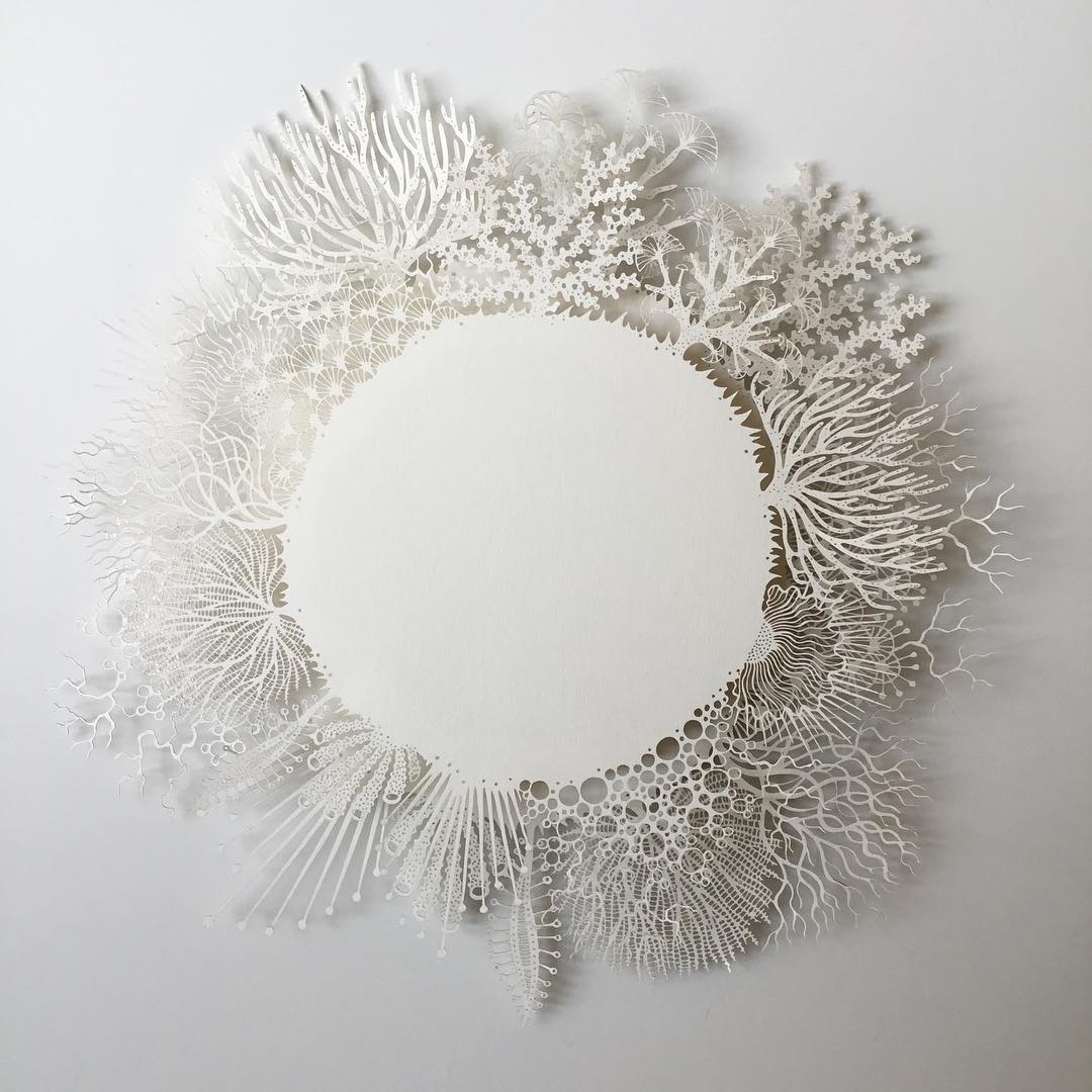 Paper Sculptures by Rogan Brown