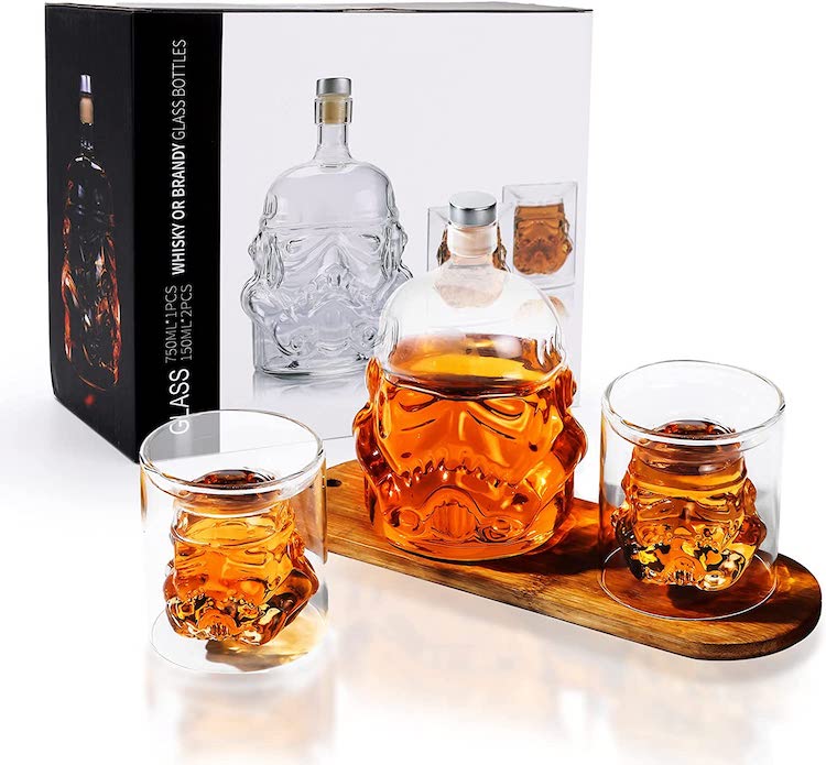 Whiskey Decanter Set, Stormtrooper Bottle, Gifts for Men, Whiskey