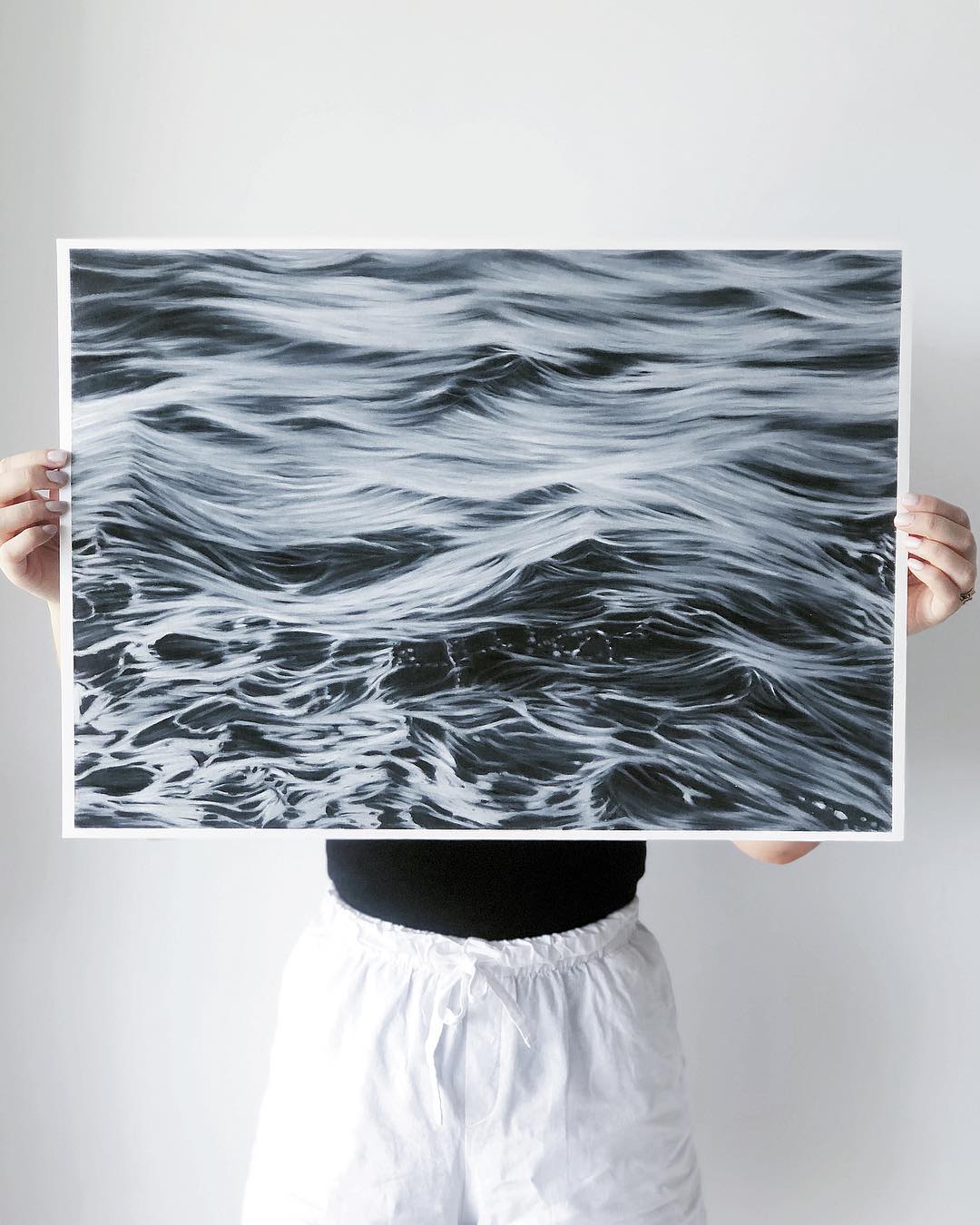 Ocean Pencil Drawings by Bethany Moffat