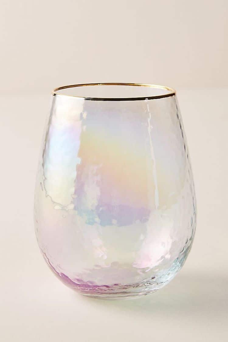 Iridescent Wine Glass