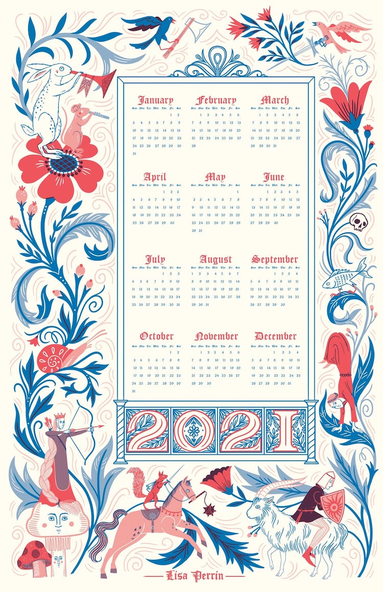 25 Creative 21 Calendars To Keep Your Organized In The New Year
