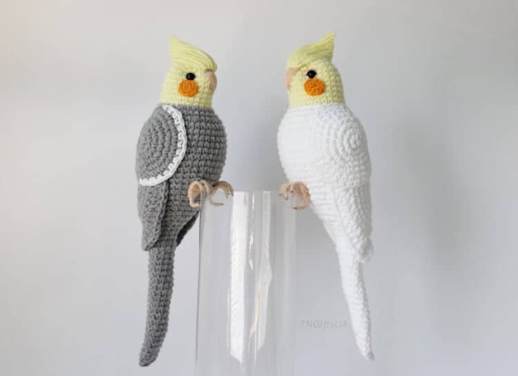 Amigurumi Bird Sculpture