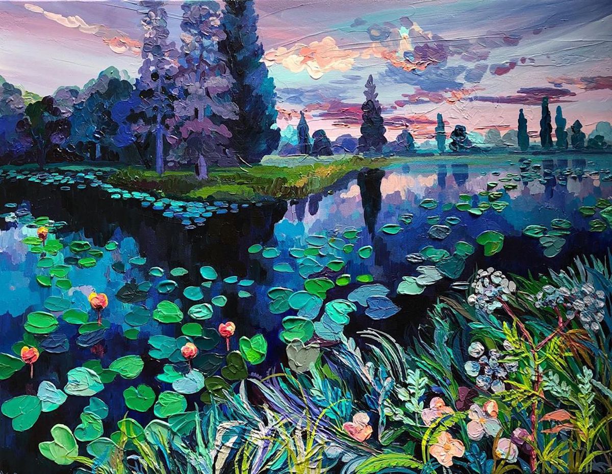 Anastasia Trusova pinturas de paisajes
