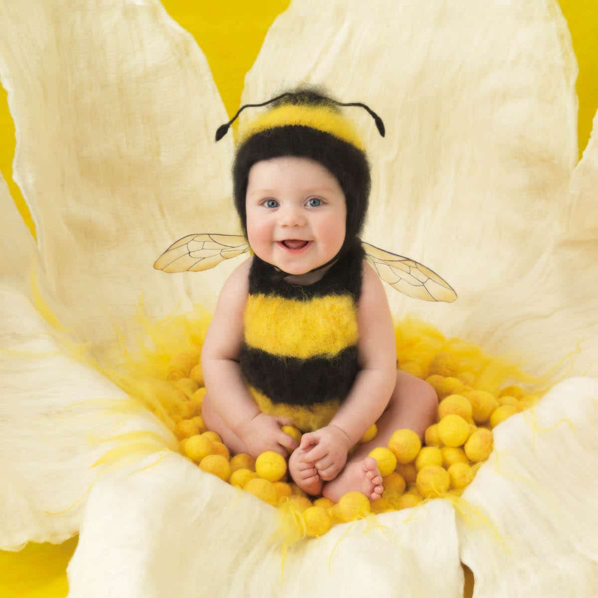 Bumble Bee Newborn by Anne Geddes