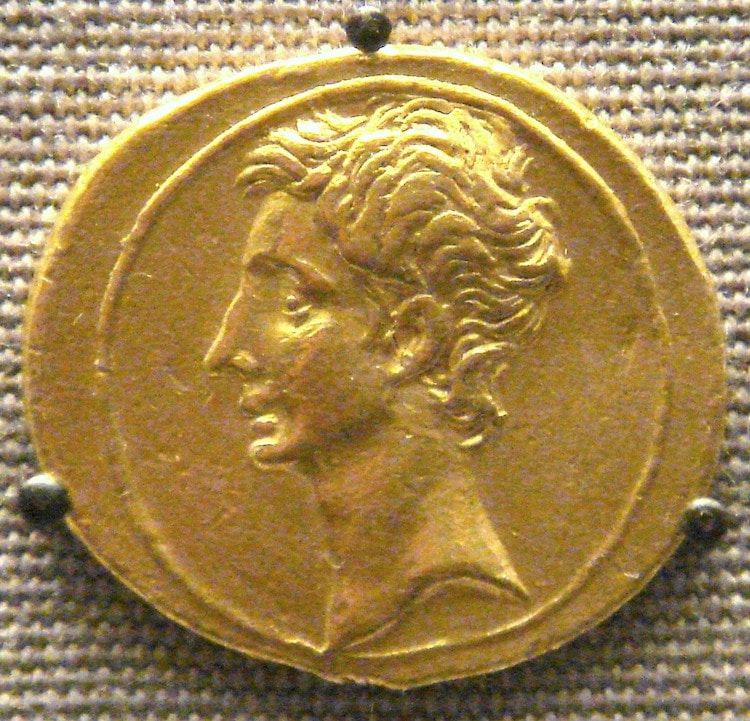 Emperor Augustus Golden Coin