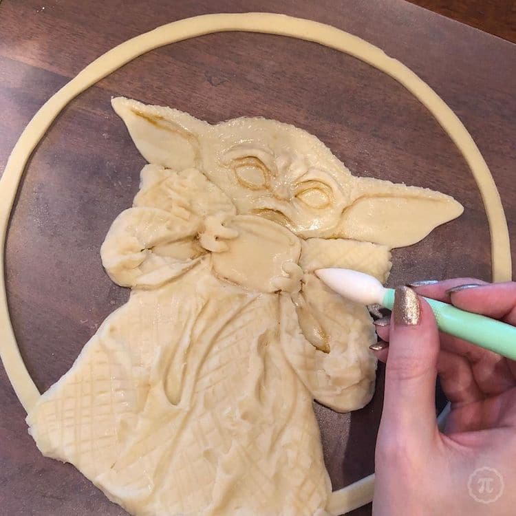 Baby Yoda Pie by The Pieous Jessica Leigh Clark-Bojin