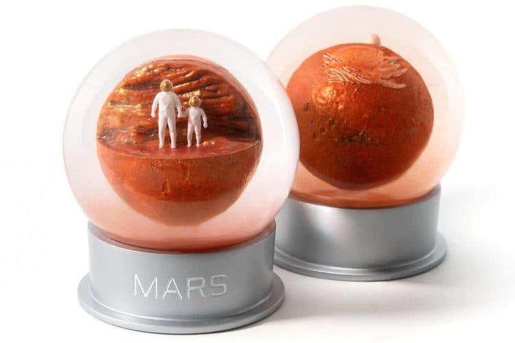 Globe Poussière de Mars