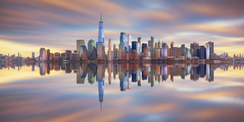 fotografia panoramica de nueva york