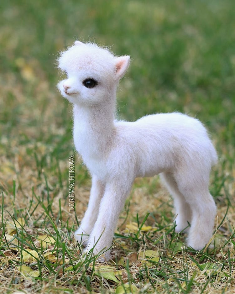 Felted Animals by Yulia Derevschikova