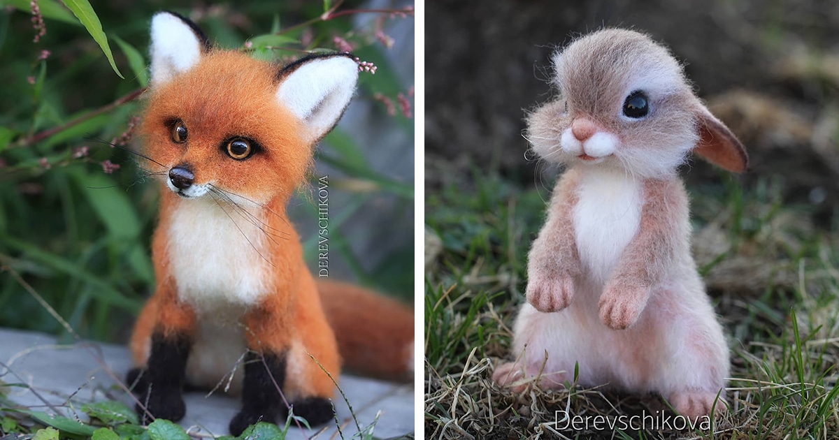 404 error page deisgn example #230: Artist Crafts Adorable Felted Animals from Wool That Will Make You Say “Aww”