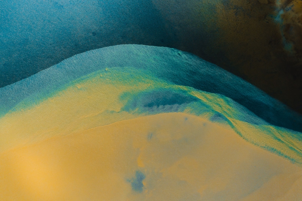 Abstract Aerial Photos of Iceland's Rivers Look Like Watercolor Paintings