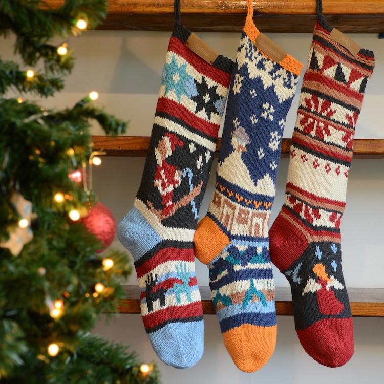 Personalized Hand Knit Christmas Stockings
