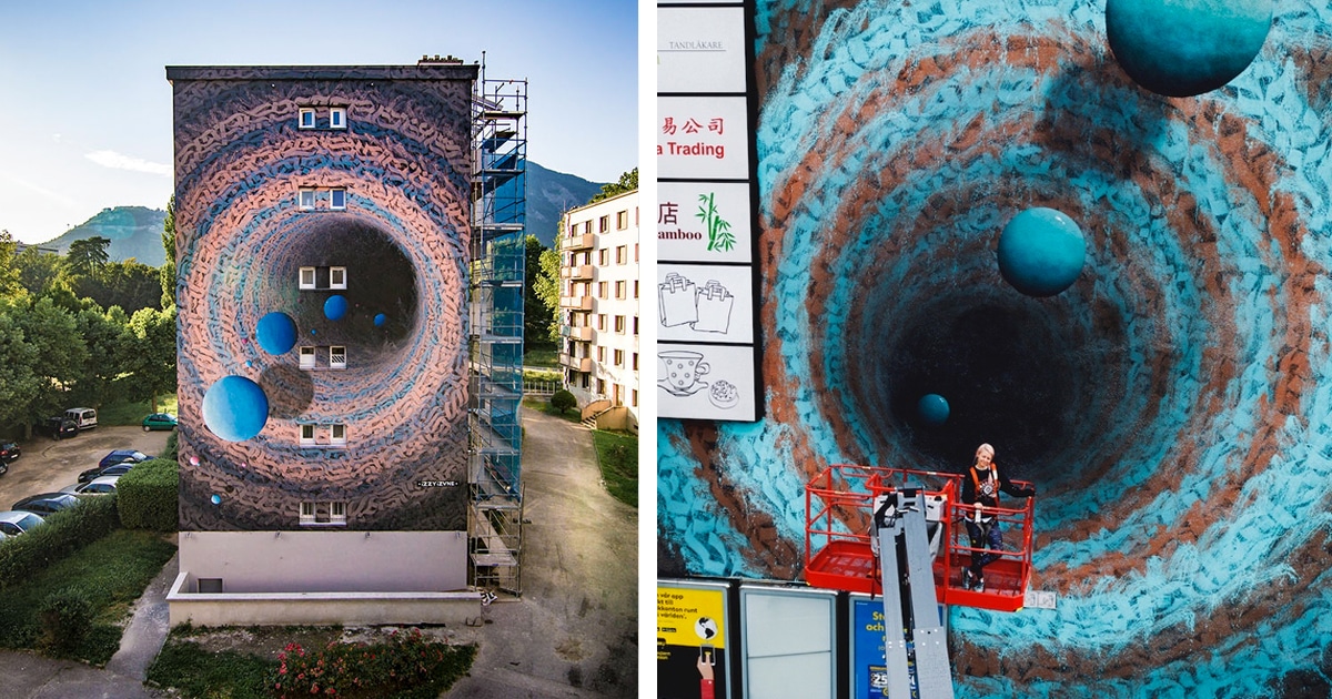 Street Artists Transforms Walls Into Magical Tunnels Filled With Mystery 7059