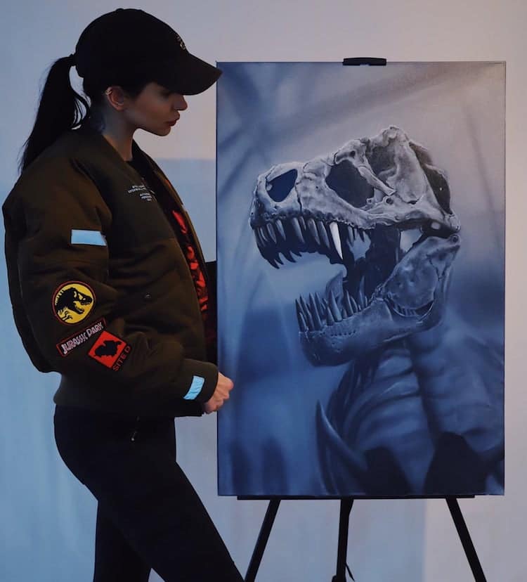 Katharina Barth Dinosaur Paintings