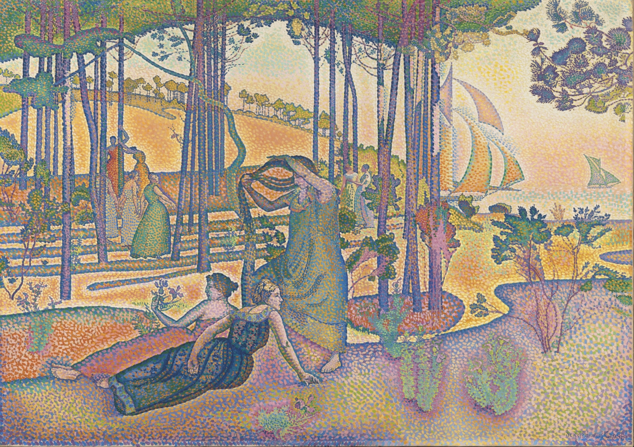 El aire de la tarde de Henri Edmond Cross