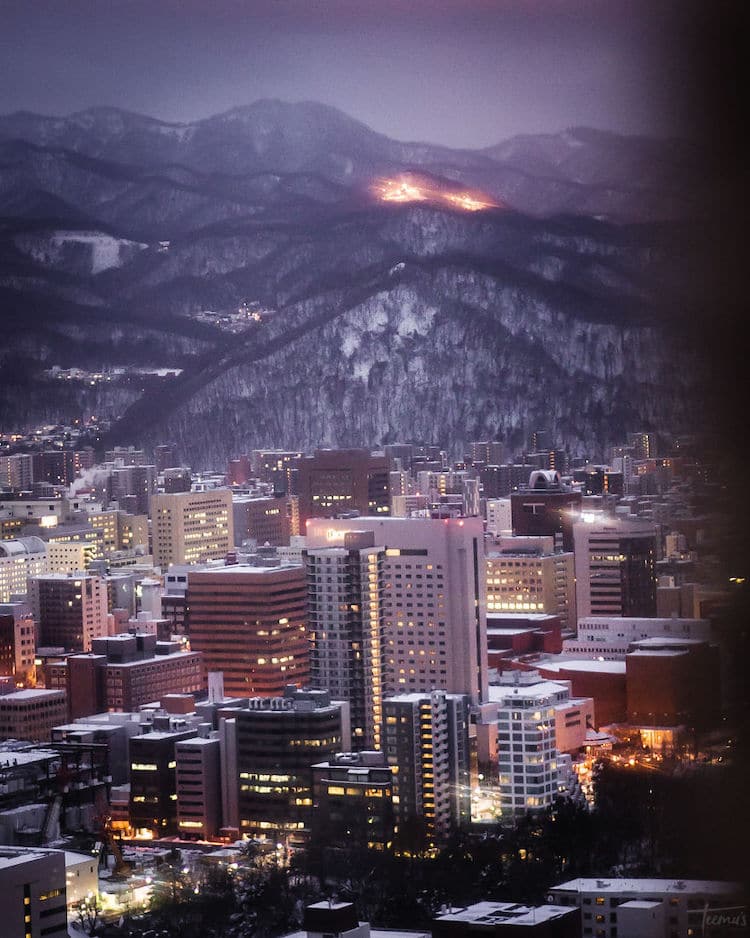 Winter in Sapporo by Teemu Jarvinen
