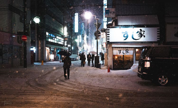 Winter in Sapporo by Teemu Jarvinen