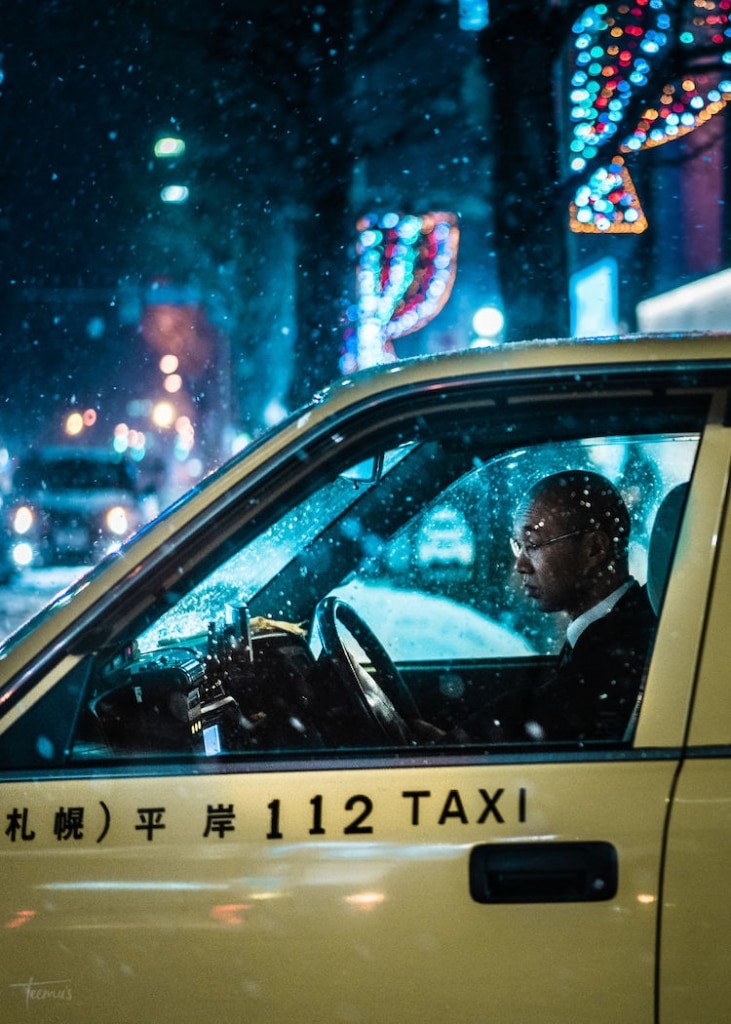 Taxi Driver in Japan