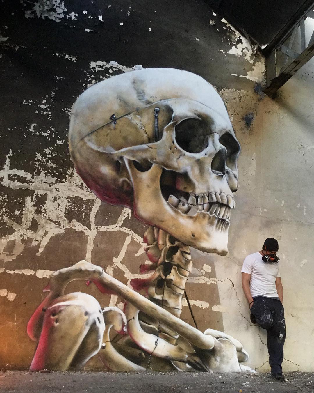3D Graffiti Skeleton