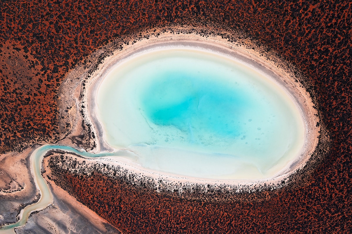 Shark Bay Aerial Photography by Jérôme Berbigier