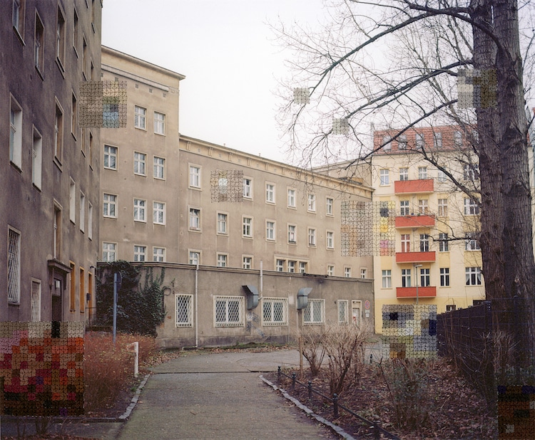 Stitched Photographs Berlin Wall by Diane Meyer