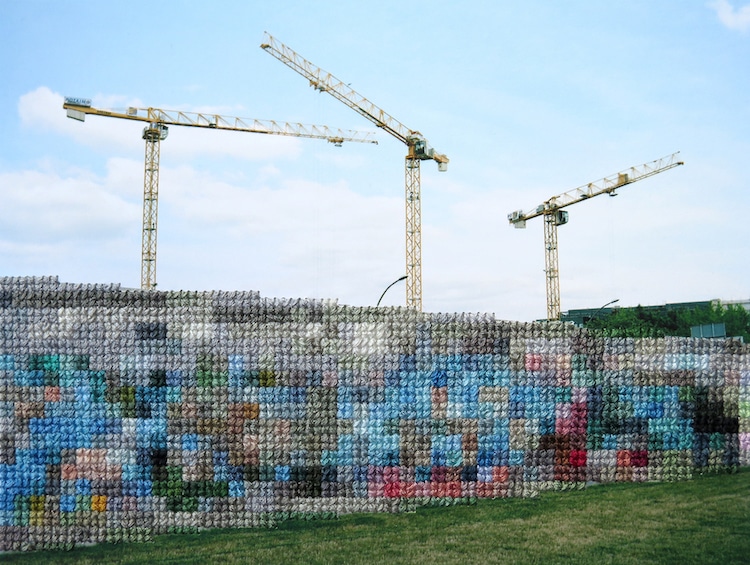 Stitched Photographs Berlin Wall by Diane Meyer