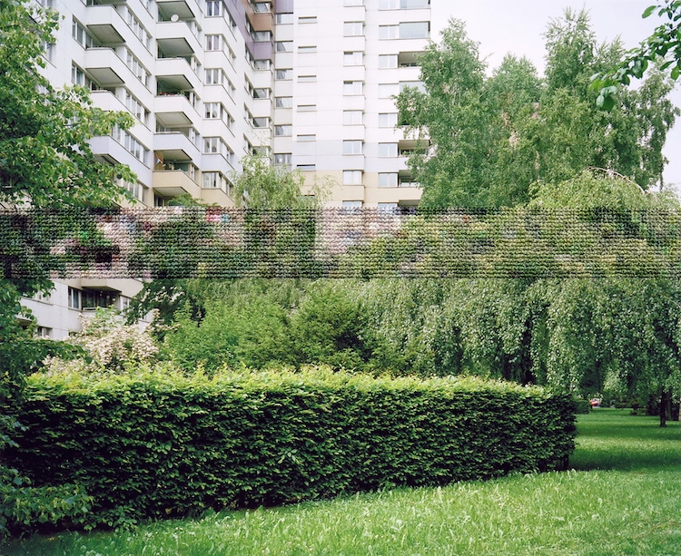 Stitched Photographs Berlin Wall by Diane Meyer