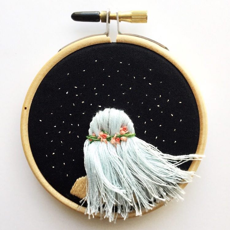 3D Hair Embroidery