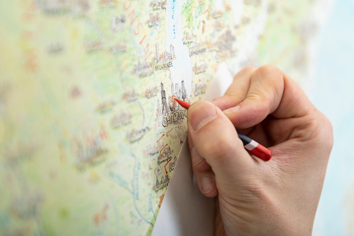 Drawing Maps by Hand