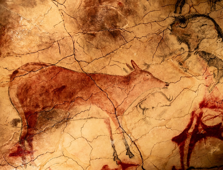 Great Deer Altamira Cave Painting