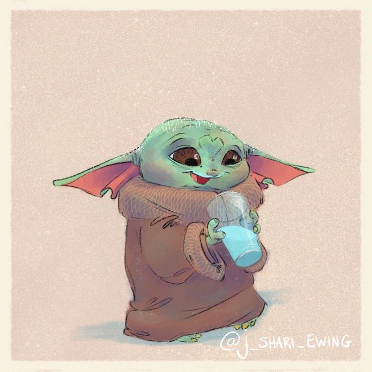 Baby Yoda postres