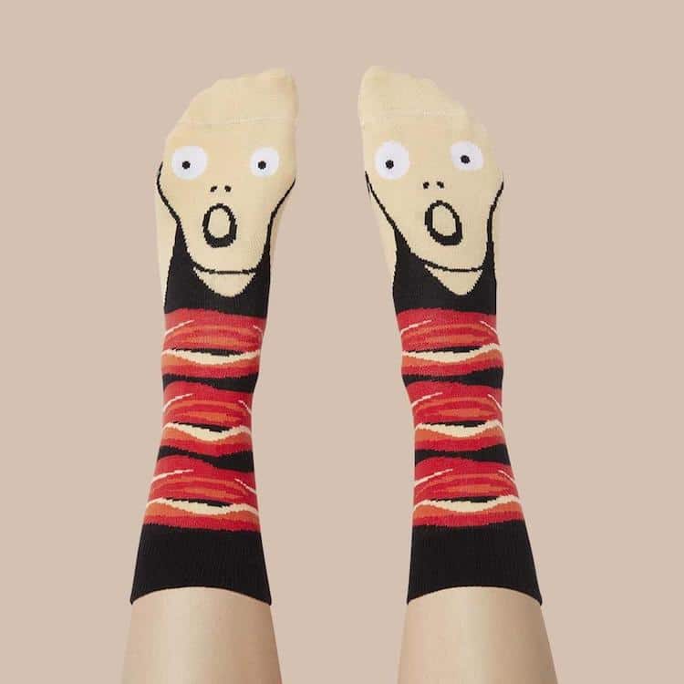 Chattyfeet Screamy Ed Artist Socks