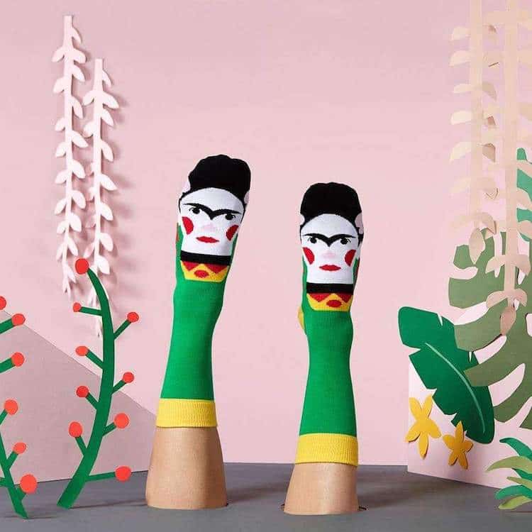 Chattyfeet calcetines de Frida Kahlo