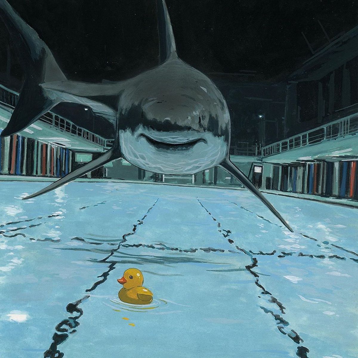 Chris Austin Shark Paintings