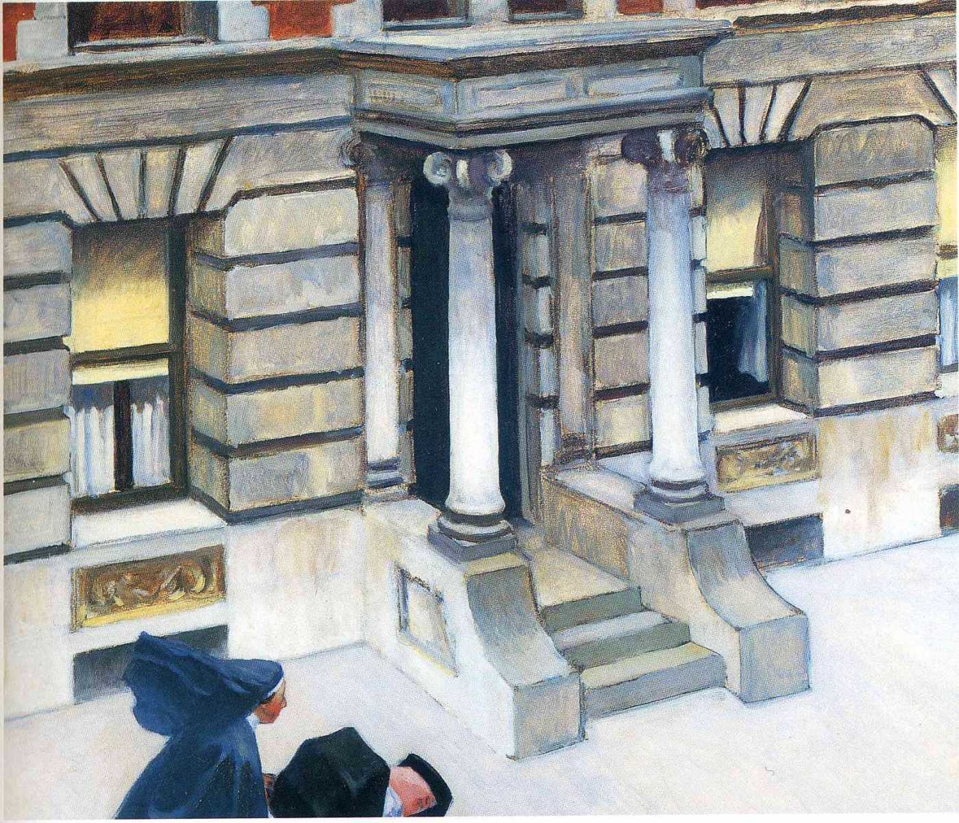 New York Pavements by Edward Hopper