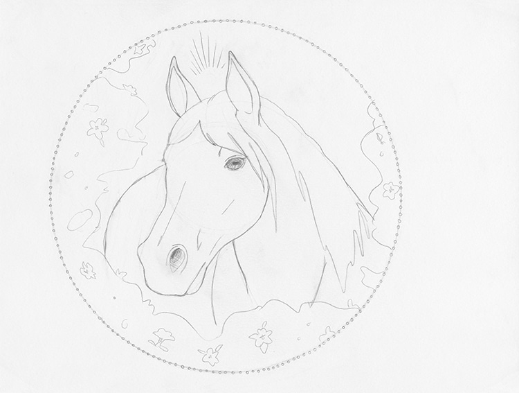 how to draw a horse step by step realistic easy