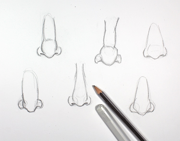 Aprende cómo hacer un dibujo de nariz paso a paso