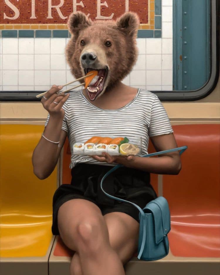 Matthew Grabelsky Passenger Series Paintings