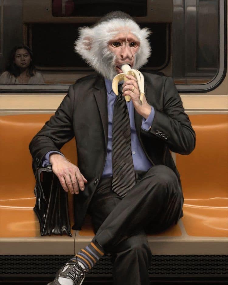 Matthew Grabelsky Passenger Series Paintings