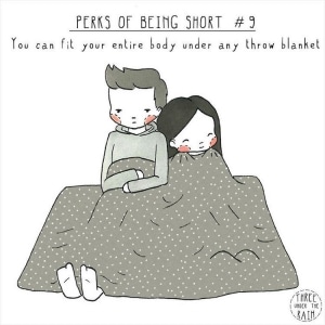 5-Foot-Tall Artist Illustrates the Many Perks of Being Short